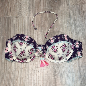 Victoria’s Secret boho bikini strapless‎ top push up